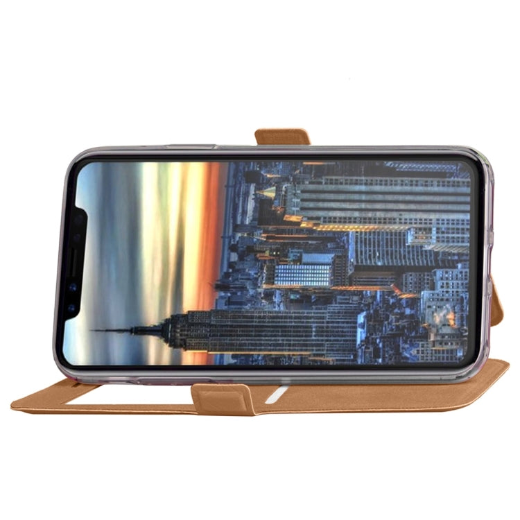 For iPhone X / XS Argyles Texture Horizontal Flip Leather Case with Holder & Card Slots & Call Display ID