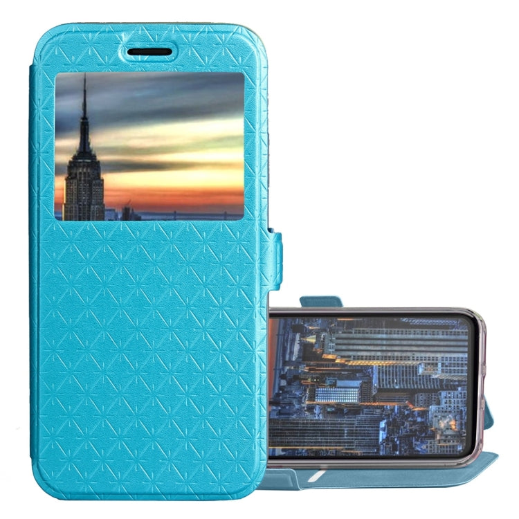 For iPhone X / XS Argyles Texture Horizontal Flip Leather Case with Holder & Card Slots & Call Display ID