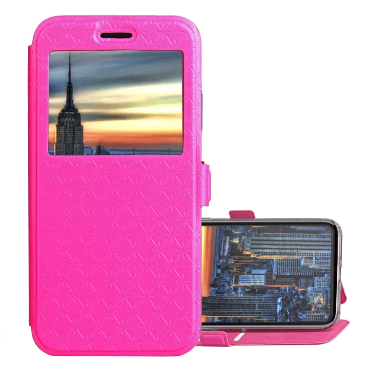 For iPhone X / XS Argyles Texture Horizontal Flip Leather Case with Holder & Card Slots & Call Display ID