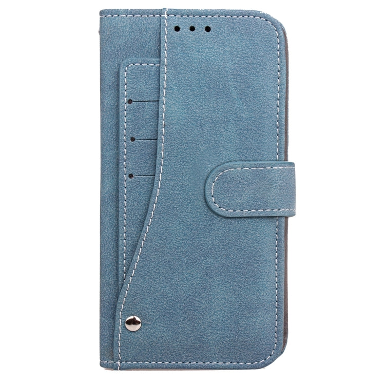 For iPhone X / XS Matte Leather Horizontal Flip Leather Case with Holder & Card Slots & Wallet & Photo Frame