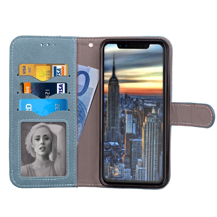 For iPhone X / XS Matte Leather Horizontal Flip Leather Case with Holder & Card Slots & Wallet & Photo Frame