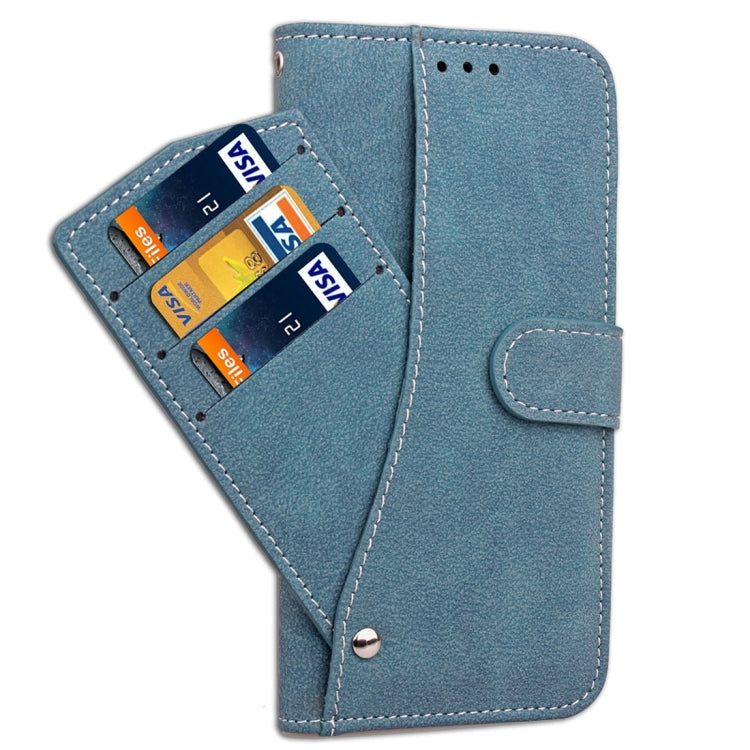 For iPhone X / XS Matte Leather Horizontal Flip Leather Case with Holder & Card Slots & Wallet & Photo Frame