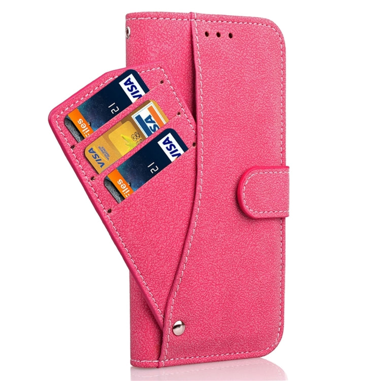 For iPhone X / XS Matte Leather Horizontal Flip Leather Case with Holder & Card Slots & Wallet & Photo Frame