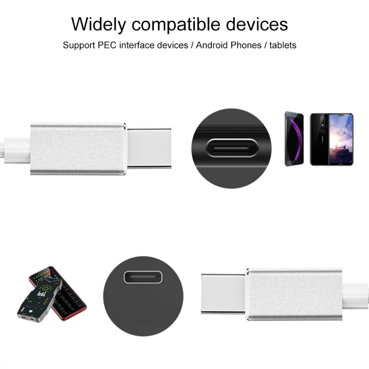 1m USB-C / Type-C to Type-C Live Broadcast Sound Card Connection Cable (White)