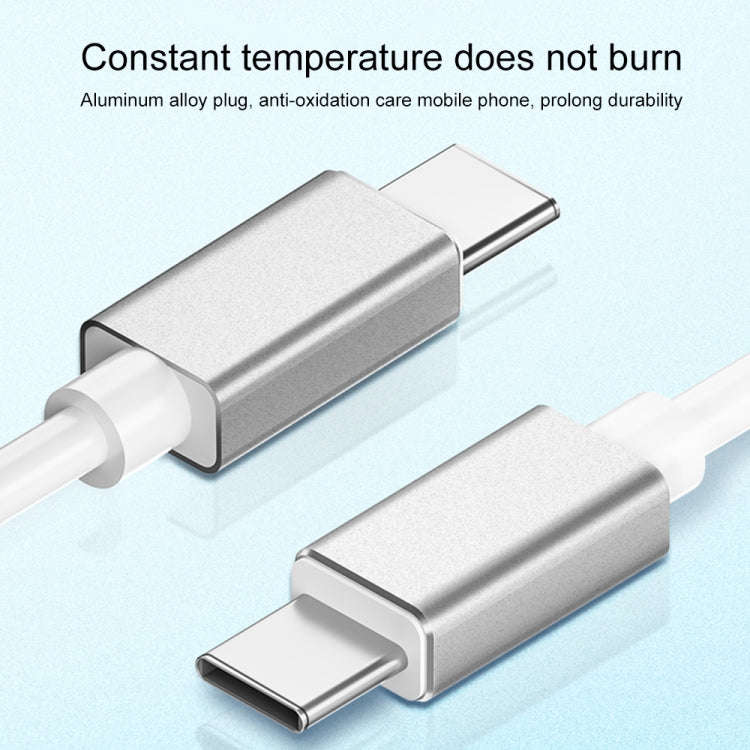 1m USB-C / Type-C to Type-C Live Broadcast Sound Card Connection Cable (White)