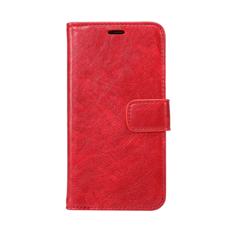 For iPhone X Crazy Horse Texture  PU + TPU Horizontal Flip Leather Case with Holder & Card Slots & Wallet & Photo Frame