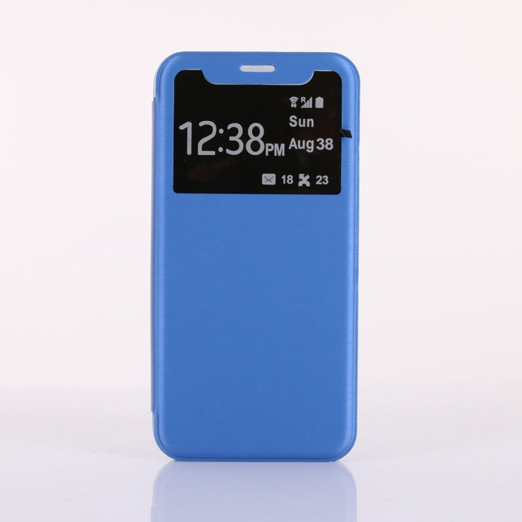 For iPhone X / XS PU + PC Horizontal Flip Leather Case With Call Display ID