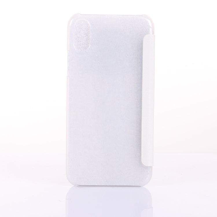 For iPhone X / XS PU + PC Horizontal Flip Leather Case With Call Display ID
