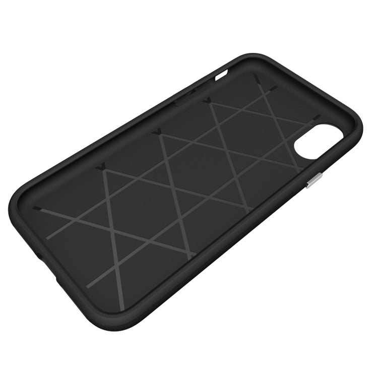For iPhone X / XS Anti-slip Armor Protective Case Back Cover Shell