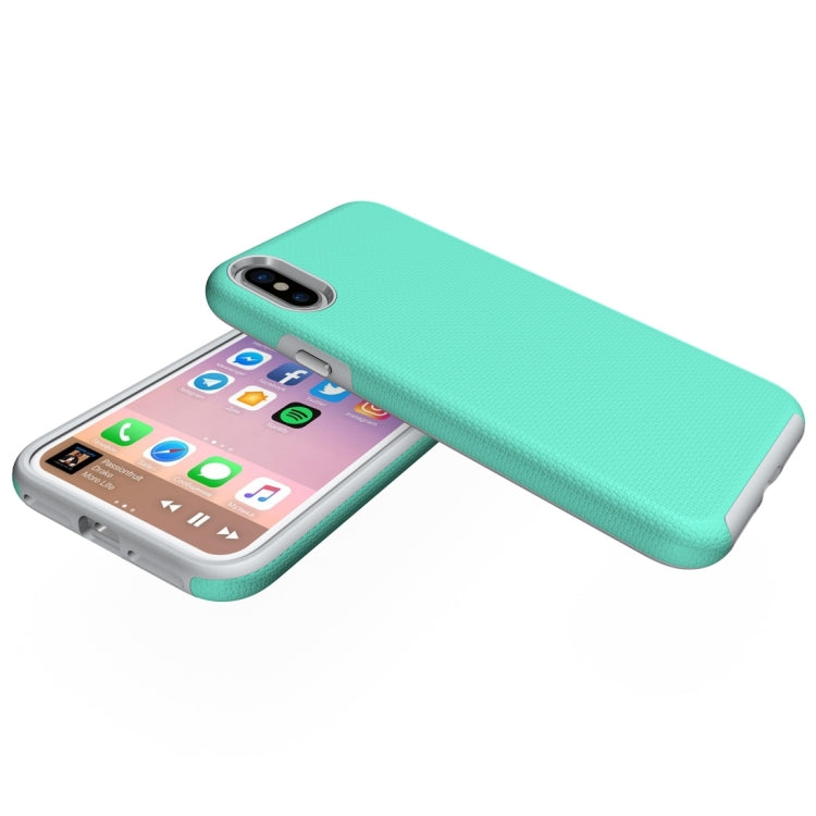 For iPhone X / XS Anti-slip Armor Protective Case Back Cover Shell