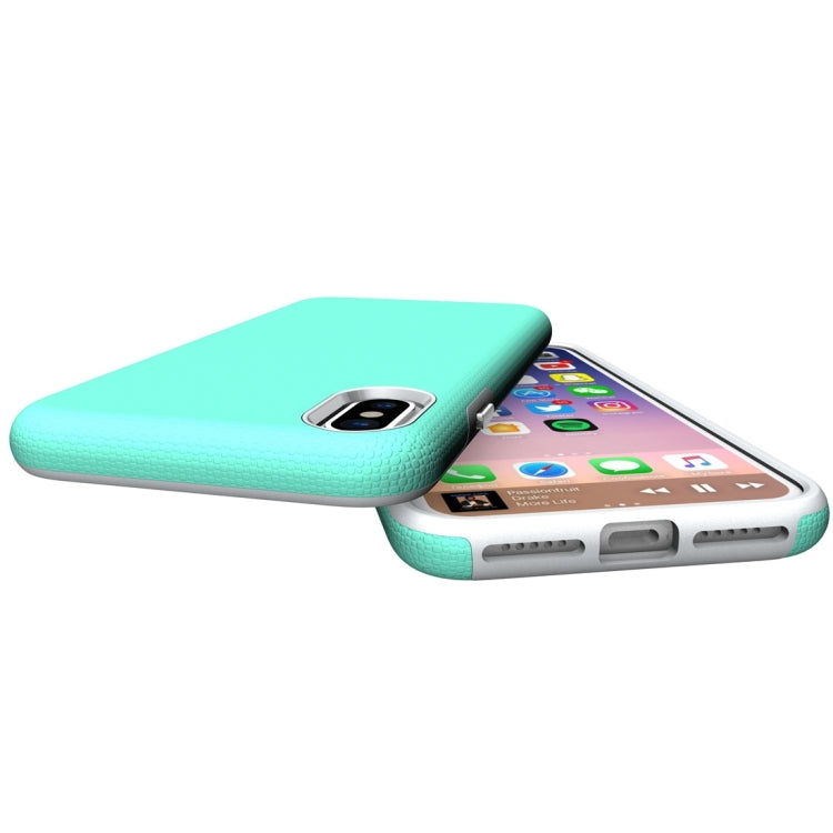 For iPhone X / XS Anti-slip Armor Protective Case Back Cover Shell