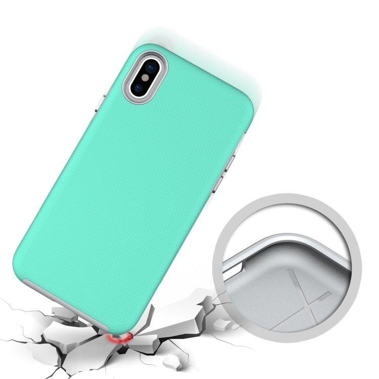 For iPhone X / XS Anti-slip Armor Protective Case Back Cover Shell