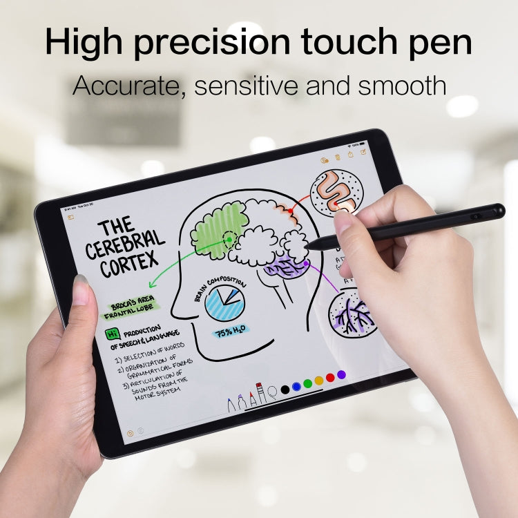 P3-1 Active Capacitive Pen Stylus Pen for iPhone / iPad Tablet PC(Black)