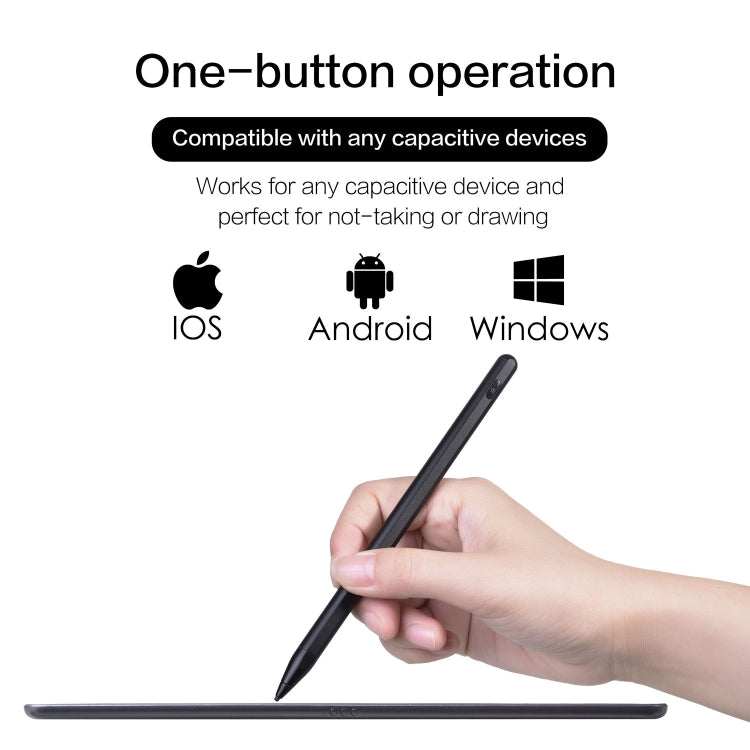P3-1 Active Capacitive Pen Stylus Pen for iPhone / iPad Tablet PC(Black)