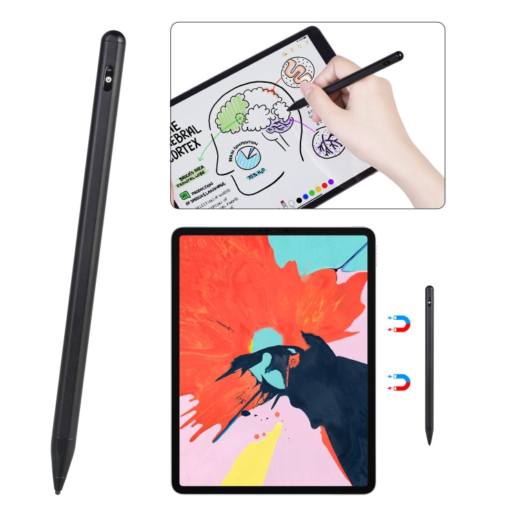 P3-1 Active Capacitive Pen Stylus Pen for iPhone / iPad Tablet PC(Black)