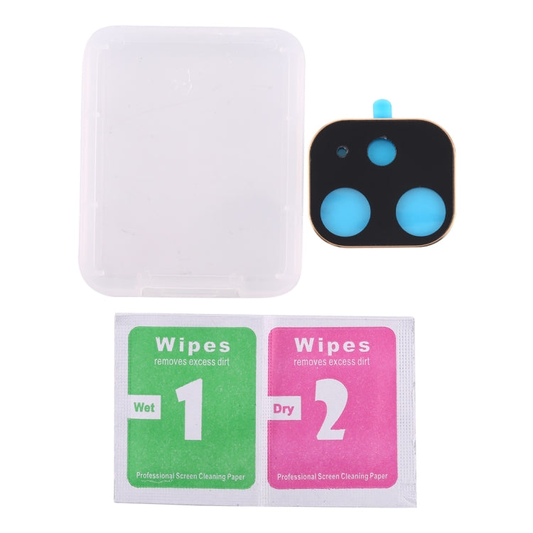 For iPhone 11 Titanium Alloy Camera Lens Protector Tempered Glass Film