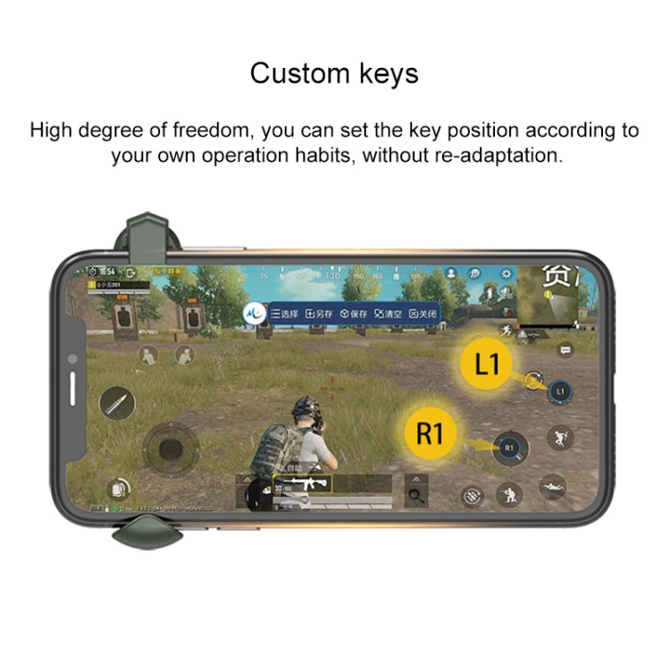 OMALISS Eating Chicken Artifact King Glory Game Button Handle for Android Phone
