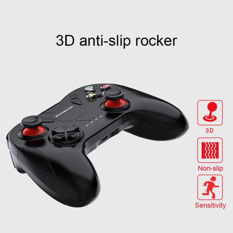 SHINECON Game Handle Mobile Bluetooth Adapter King Glory Game Assistant Tool(Black)