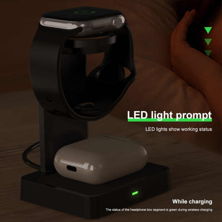 DXL-WA11 2 In 1 Wireless Charger Station for Apple Watch / AirPods