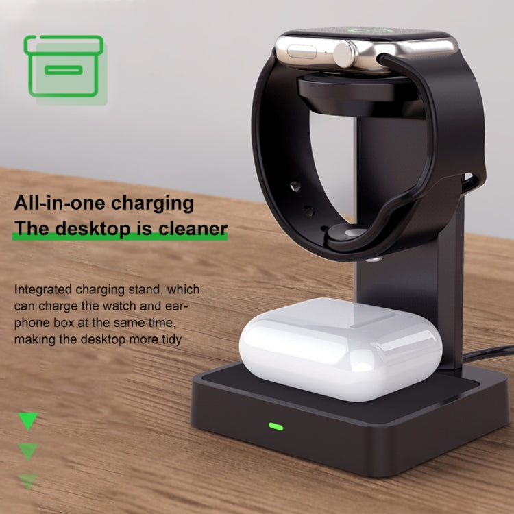 DXL-WA11 2 In 1 Wireless Charger Station for Apple Watch / AirPods