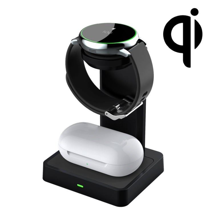 DXL-WA12 2 In 1 Wireless Charger Station for Samsung Watch / Galaxy Buds 2019