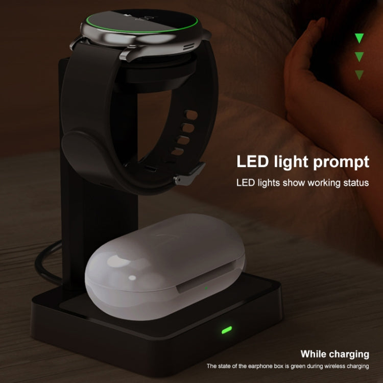 DXL-WA12 2 In 1 Wireless Charger Station for Samsung Watch / Galaxy Buds 2019