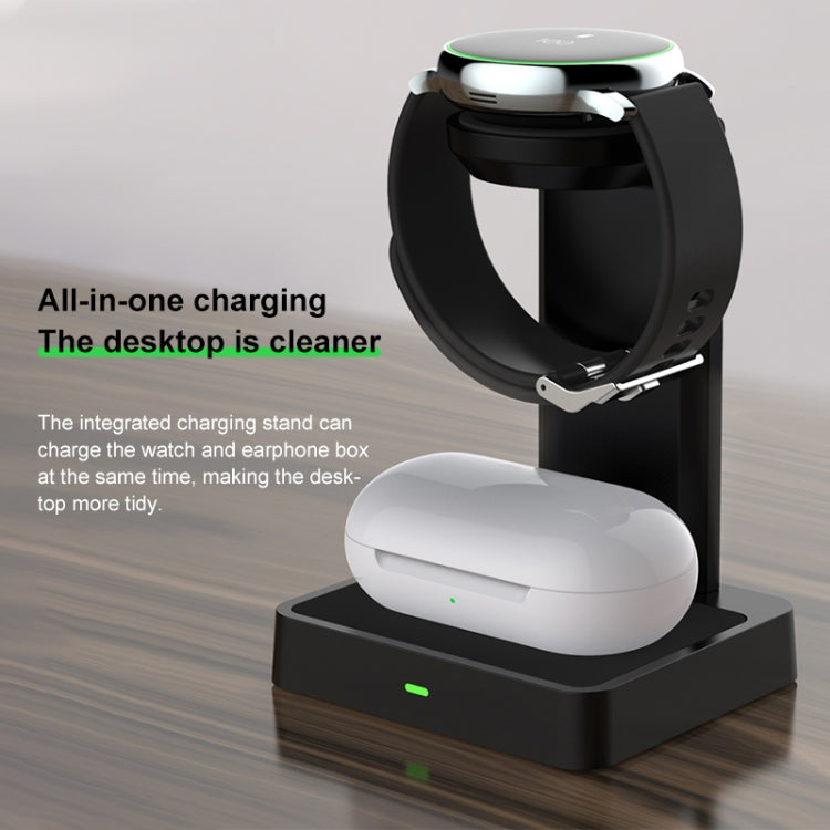 DXL-WA12 2 In 1 Wireless Charger Station for Samsung Watch / Galaxy Buds 2019