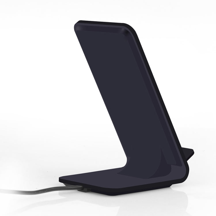A8 10W Vertical Wireless Charging Charger for iPhone XR / XS Max / Galaxy S9+ / S9 / Huawei Mate 20 Pro and Other QI-enabled Device (Black)