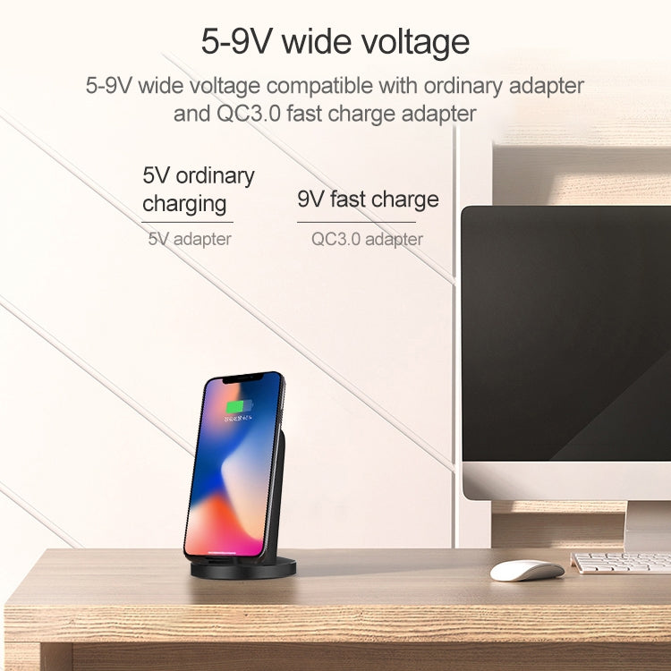 Momax 10W Qi Standard Supportive Design Double Coil Mode Fast Charging Wireless Charger