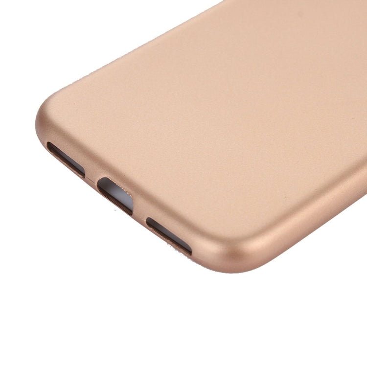 For iPhone X / XS Solid Color Metal Paint TPU Protective Back Cover Case