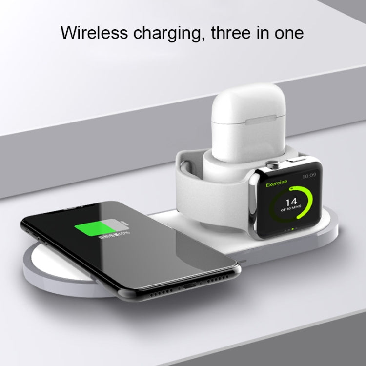 W33 3 in 1 QI Standard Wireless Charger for iPhone & iWatch & AirPods