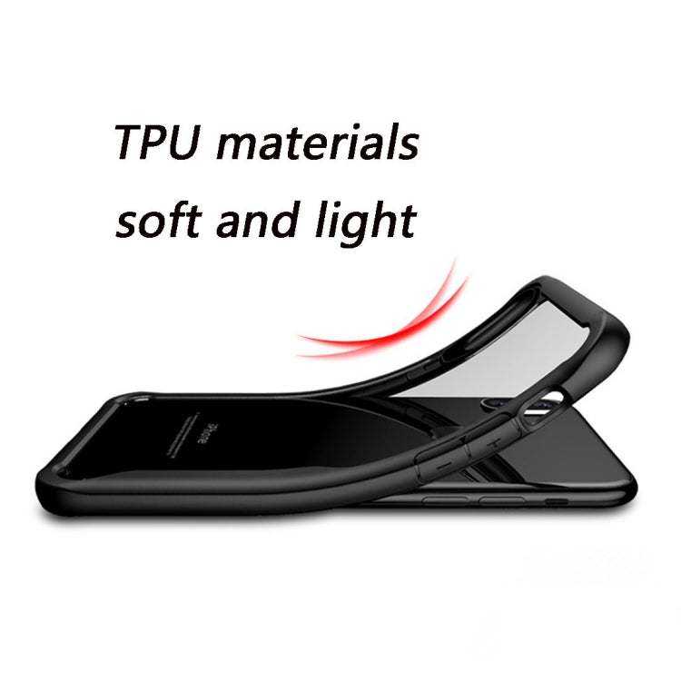 For iPhone X / XS  TPU + PC Combination Protective Back Cover Case(Black)