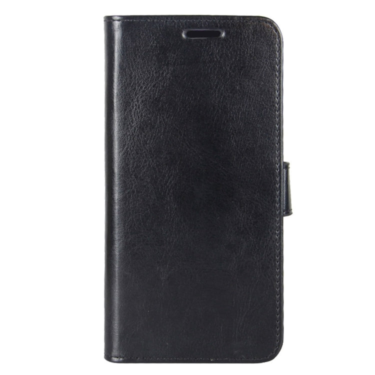 For iPhone X / XS Crazy Horse Texture PU +TPU Horizontal Flip Leather Case with Holder & Card Slots & Wallet & Photo Frame