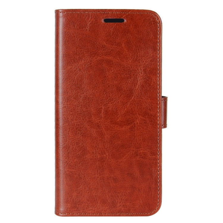 For iPhone X / XS Crazy Horse Texture PU +TPU Horizontal Flip Leather Case with Holder & Card Slots & Wallet & Photo Frame