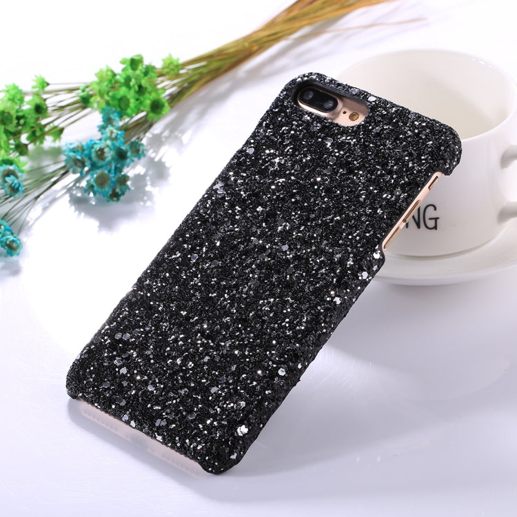 For iPhone 8 Plus & 7 Plus Colorful Sequins Paste Protective Back Cover Case