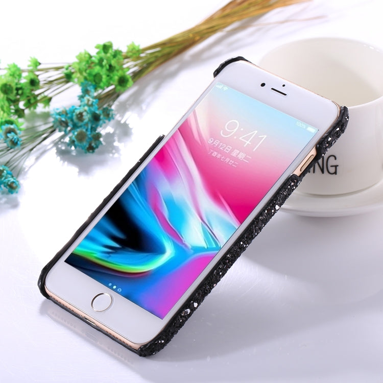 For iPhone 8 Plus & 7 Plus Colorful Sequins Paste Protective Back Cover Case