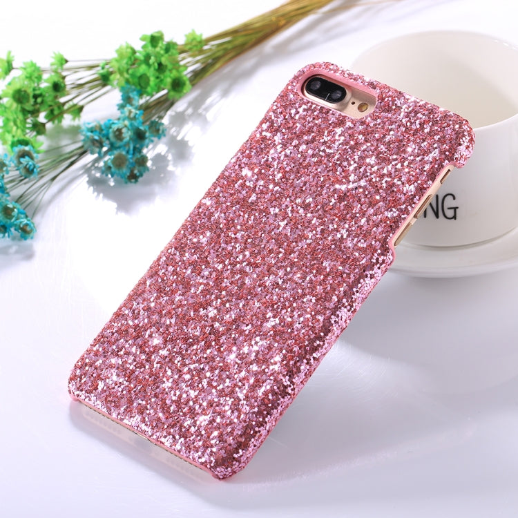For iPhone 8 Plus & 7 Plus Colorful Sequins Paste Protective Back Cover Case