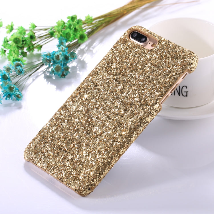 For iPhone 8 Plus & 7 Plus Colorful Sequins Paste Protective Back Cover Case
