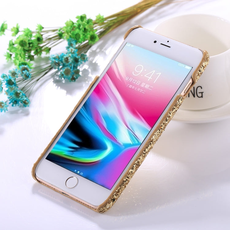 For iPhone 8 Plus & 7 Plus Colorful Sequins Paste Protective Back Cover Case