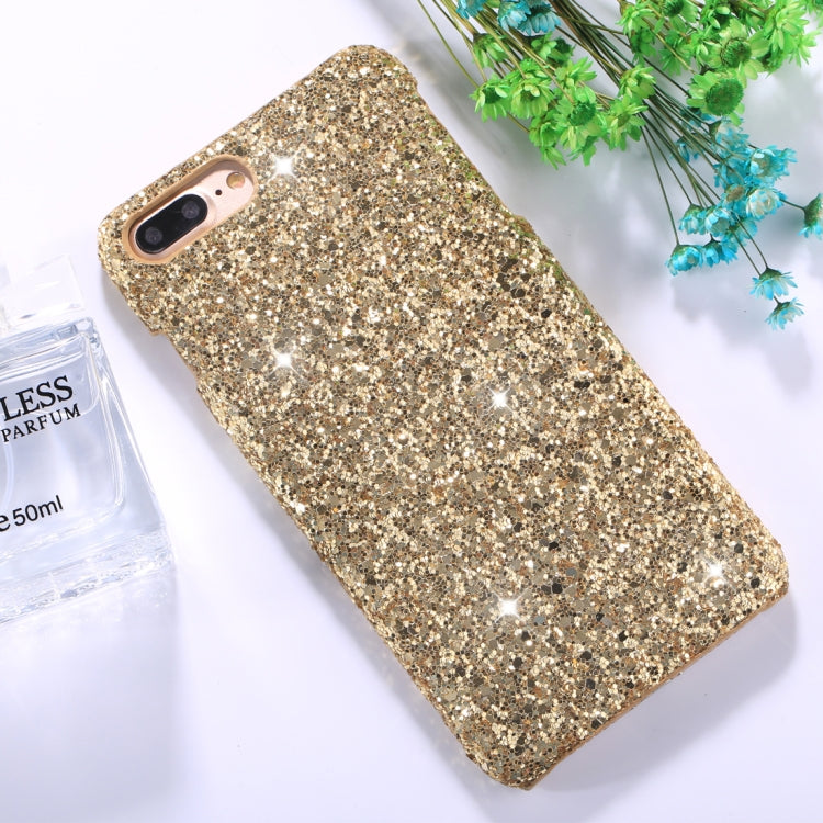 For iPhone 8 Plus & 7 Plus Colorful Sequins Paste Protective Back Cover Case