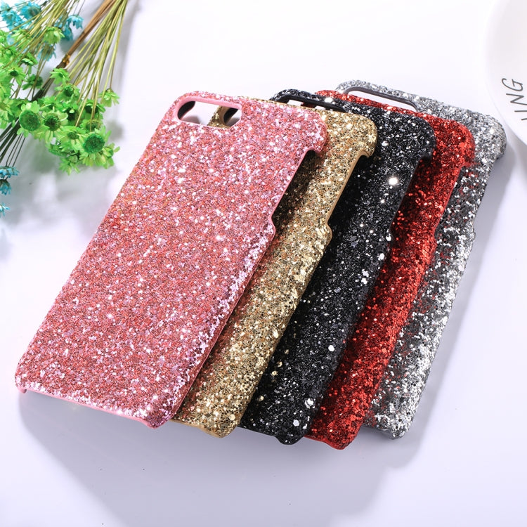 For iPhone 8 Plus & 7 Plus Colorful Sequins Paste Protective Back Cover Case