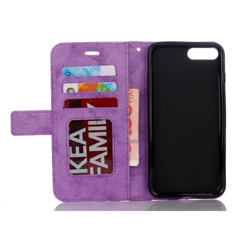 For iPhone 8 Plus & 7 Plus Mandragora Pattern Crystal Encrusted Horizontal Flip Leather Case with Card Slot & Holder & Wallet & Lanyard