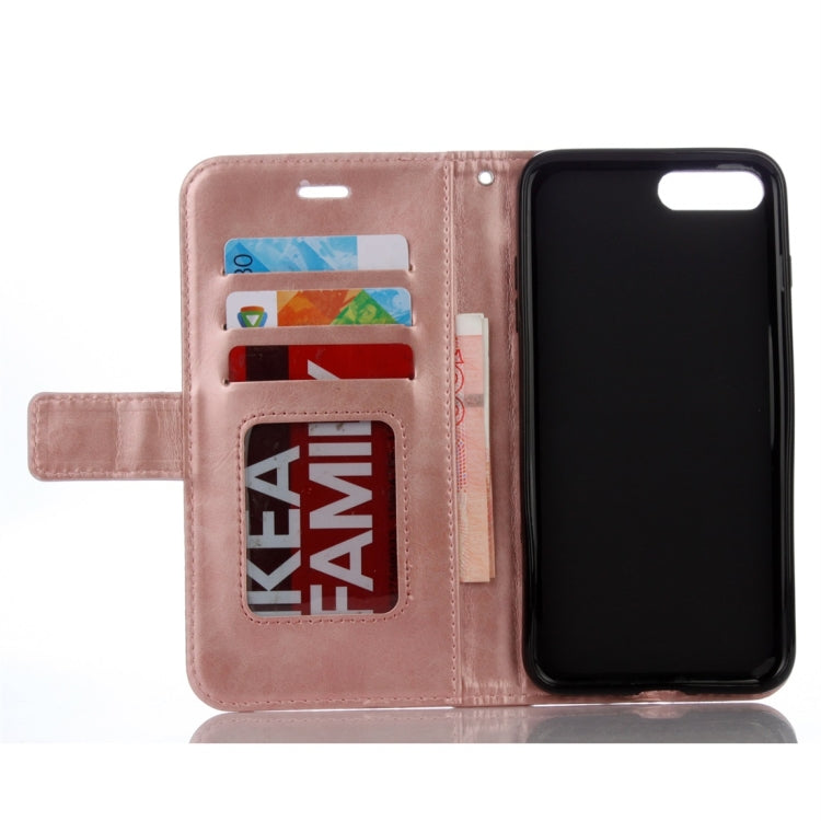 For iPhone 8 Plus & 7 Plus Mandragora Pattern Crystal Encrusted Horizontal Flip Leather Case with Card Slot & Holder & Wallet & Lanyard