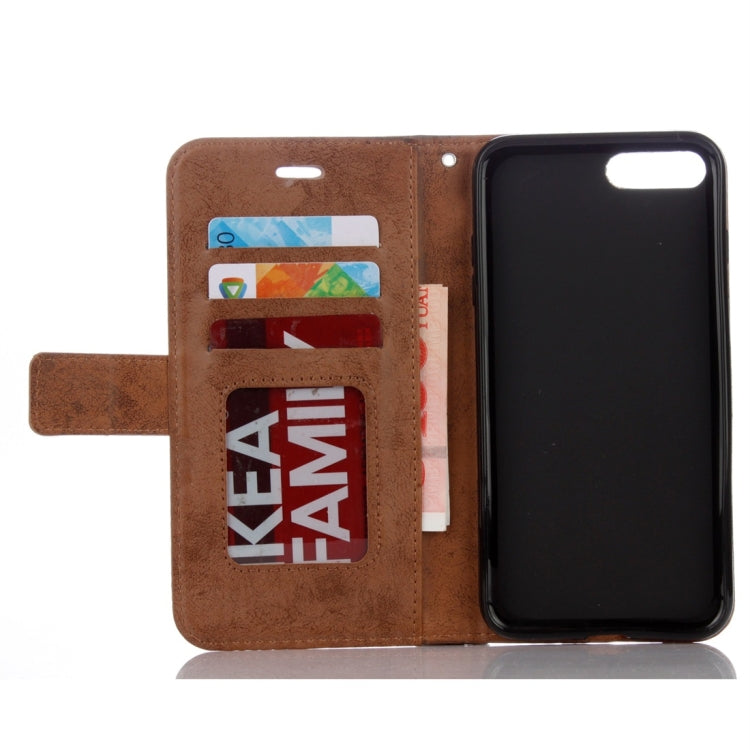 For iPhone 8 Plus & 7 Plus Mandragora Pattern Crystal Encrusted Horizontal Flip Leather Case with Card Slot & Holder & Wallet & Lanyard