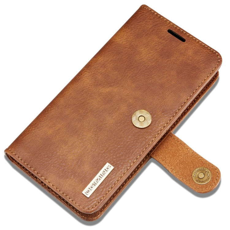 DG.MING for iPhone 8 Plus & iPhone 7 Plus Crazy Horse Texture Horizontal Flip Detachable Magnetic Protective Case with Holder & Card Slots & Wallet
