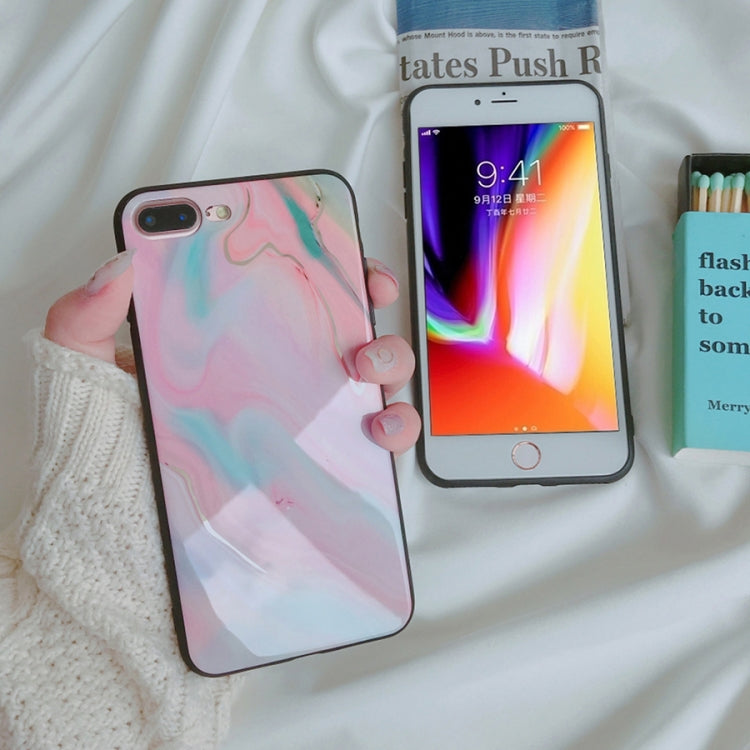 Color Marble Pattern Case for iPhone 8 Plus & 7 Plus