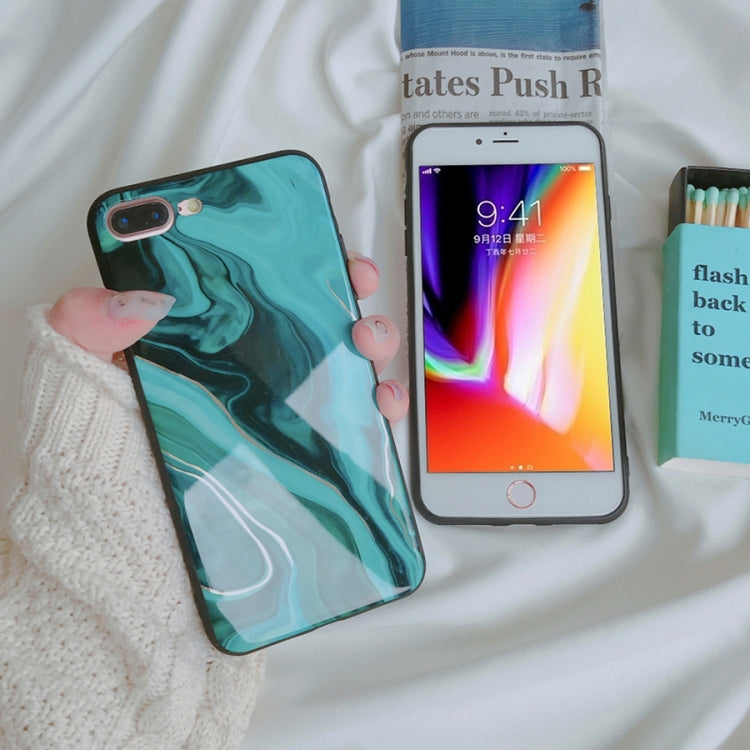 Color Marble Pattern Case for iPhone 8 Plus & 7 Plus