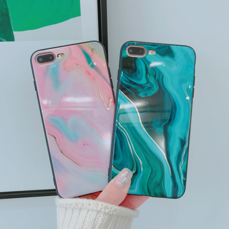 Color Marble Pattern Case for iPhone 8 Plus & 7 Plus