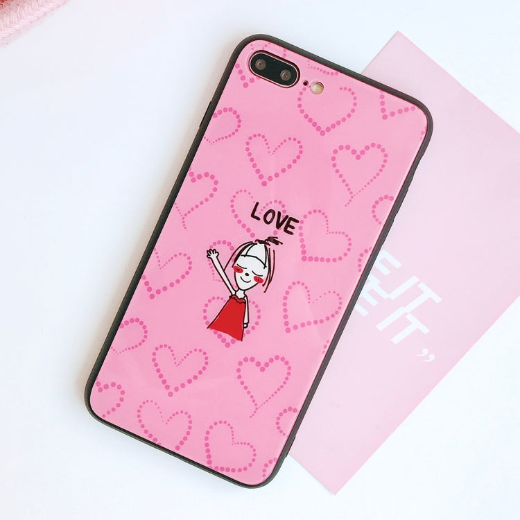 Sweet Girl Pattern Case for iPhone 8 Plus & 7 Plus