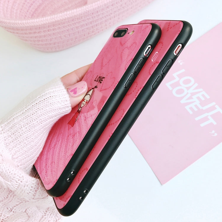 Sweet Girl Pattern Case for iPhone 8 Plus & 7 Plus